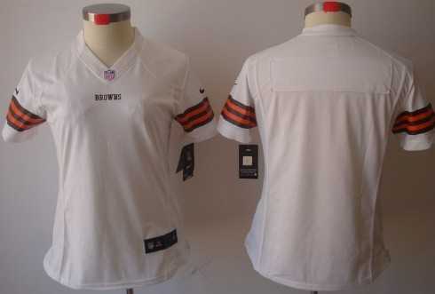 Women Nike Cleveland Browns Customized White Team Color Stitched NFL Game Jersey,We sell and wholesale Women Nike Cleveland Browns Customized White Team Color Stitched NFL Game Jersey on line form chian!